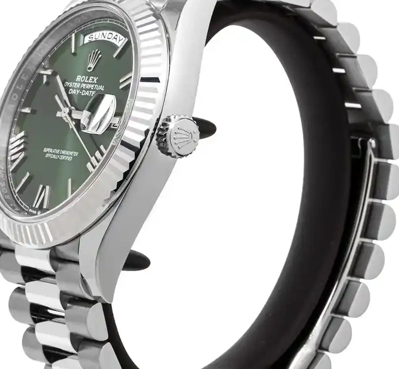 PrestigiousJewelrys Day-Date White Gold Rolex 228239 0523